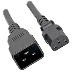 C20 to C13 Mains Power Cable
