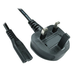 UK Plug to C7 LSZH Figure 8 Cable