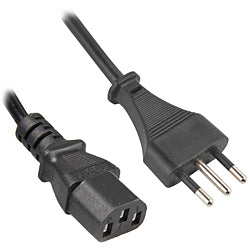 Italian Plug to C13 Mains Power Lead