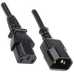 C13 to C14 Mains Power Cable (1.0mm2)