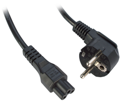 Euro Schuko Plug to C5 Cloverleaf Cable