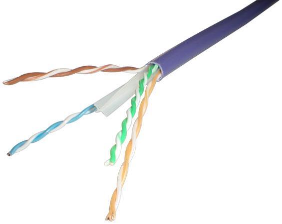 Category 6 Cable U/UTP 24AWG Dca LS0H 305m Box - Violet - CommsOnline