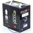 Excel Cat5e Dual Cable U/UTP Eca LS0H 500m Reel - White - CommsOnline