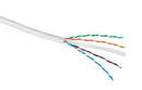 Cat6 Cable U/UTP 24AWG Dca LS0H 305m Box - White - CommsOnline