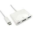 15cm Leaded USB Type-C to HDMI & USB Adapter with PD Function - CommsOnline