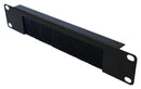 1u 10 inch Open Brush Strip Panel - Mini - CommsOnline