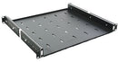 1U 19 inch Rack Mount Sliding Telescopic Shelf - 400mm Deep - CommsOnline