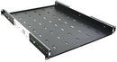 1U 19 inch Rack Mount Sliding Telescopic Shelf - 600mm Deep - CommsOnline