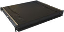 1U 19 inch Rack Mount Sliding Telescopic Shelf - Drawer - 600mm Deep - CommsOnline