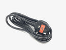 UK 13A Plug to C13 Mains Power Lead - CommsOnline