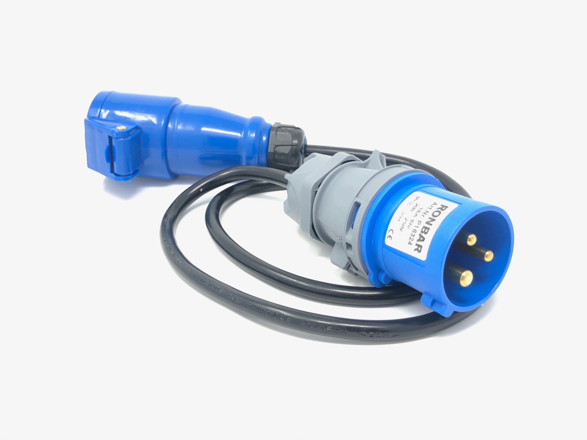 16 Amp Commando Power Extension Cable - CommsOnline