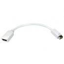 Mini DVI (M) to HDMI (F) Leaded Adapter - CommsOnline