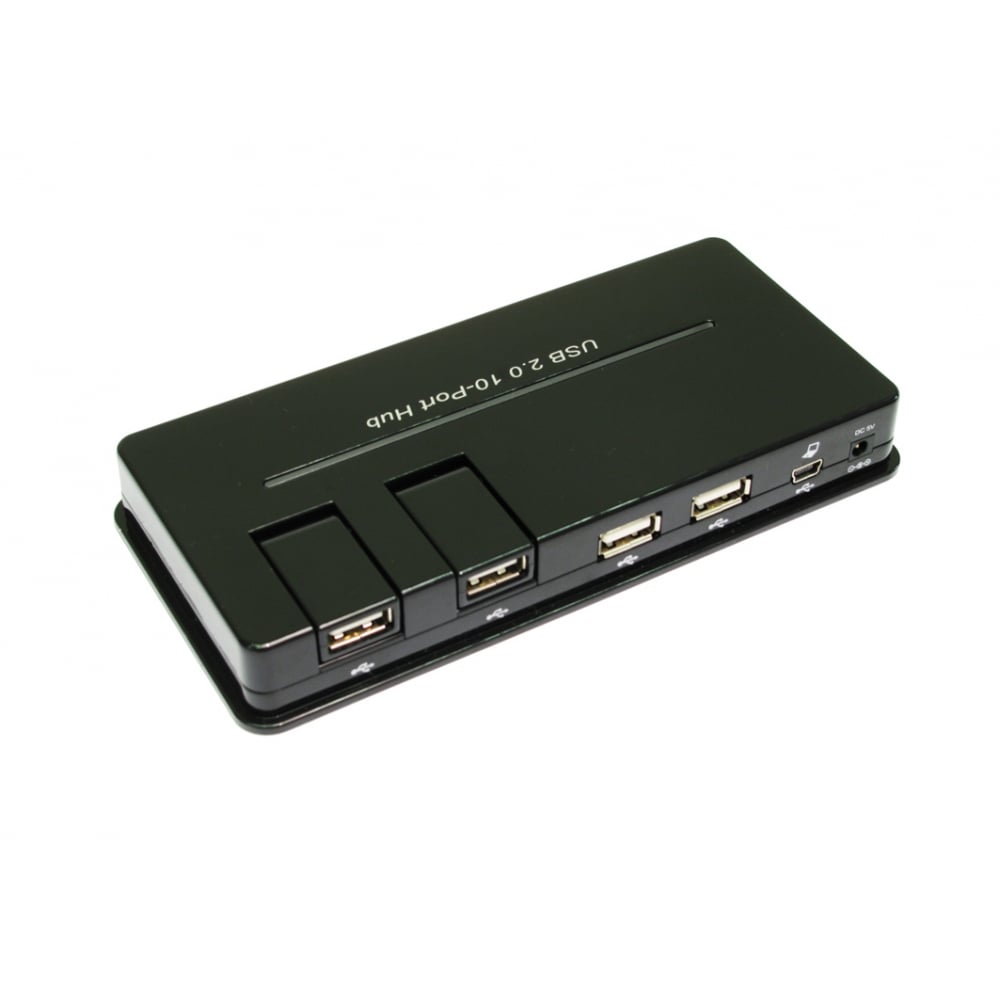 NEWlink 10 Port USB2.0 Hub - PSU - CommsOnline