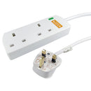 NEWlink Surge Protected UK Power Extension - CommsOnline