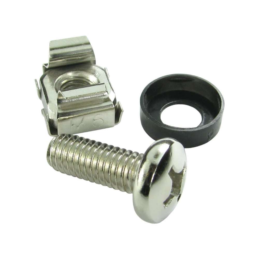 Pack of 50 cage Nut and Screw Set - CommsOnline