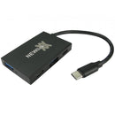 Slim design 4 port USB 3.1 hub - CommsOnline