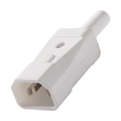 Kaiser C14 Rewireable Connector White 749/KWS