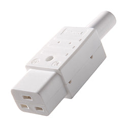 Kaiser C19 Rewireable Connector White 763/KWS