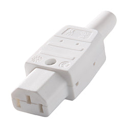 Kaiser C13 Rewireable Connector White 794/KWS
