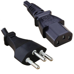 Swiss Plug to C13 Mains Power Lead