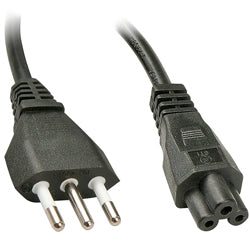 Italian Plug to C5 Cloverleaf Cable