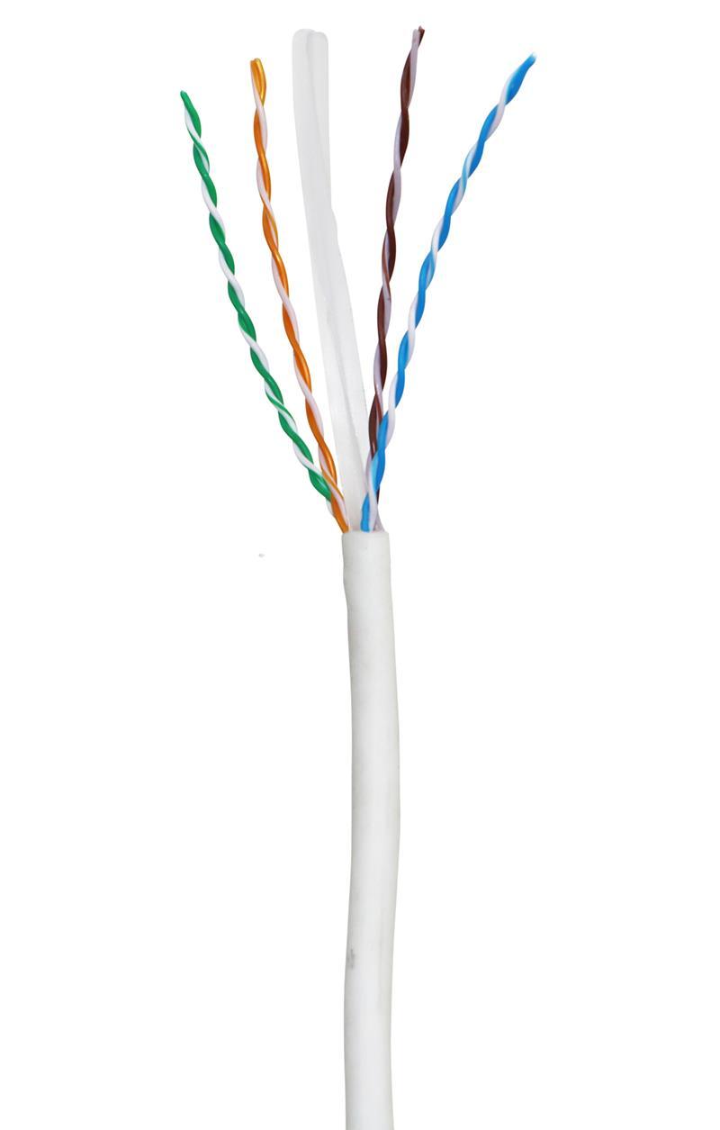 Cat6 Cable U/UTP 24AWG Dca LS0H 305m Box - White - CommsOnline