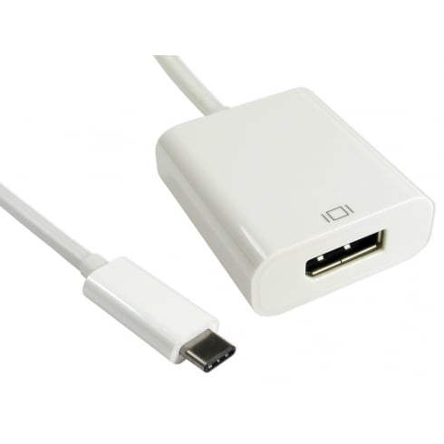 15cm Leaded USB Type C (M) to DisplayPort (F) Adapter - CommsOnline