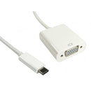 15cm Leaded USB Type C (M) to VGA (F) Adapter - CommsOnline