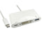 15cm Leaded USB Type-C to DVI & USB Adapter with PD Function - CommsOnline