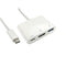15cm Leaded USB Type-C to HDMI & USB Adapter with PD Function - CommsOnline