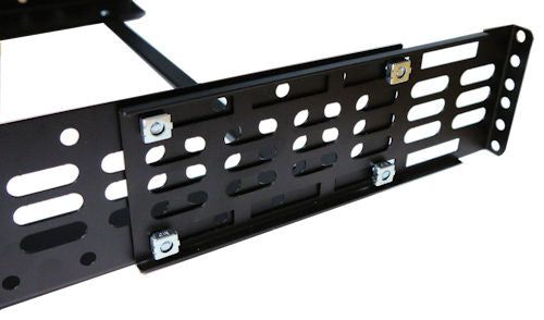 Universal 19 Inch Rails 2U 19 inch Universal Server Rack Rails - Adjustable Depth - 450mm to 6 ...