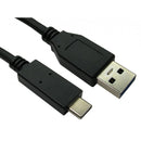 2m USB 3.1 Type C (M) to Type A (M) Cable (5Gbps) - CommsOnline