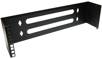 3u 19 inch Patch Panel Wall Mount Bracket - 100mm Deep - CommsOnline