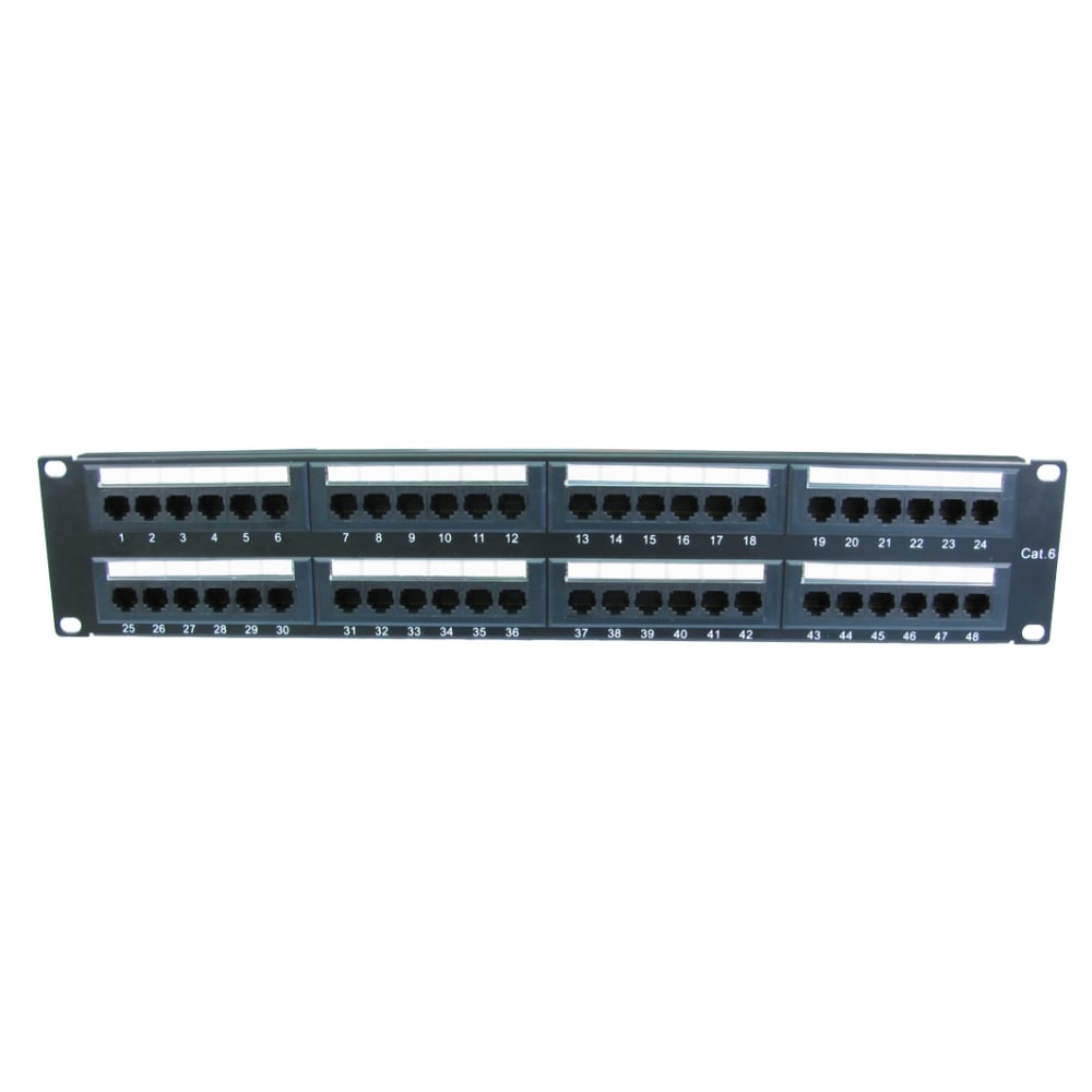 19" Metal Cat6 Patch Panel - CommsOnline