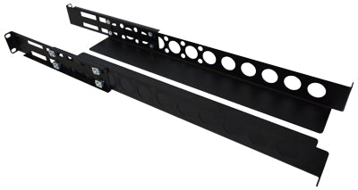 1U 19 inch Universal Server Rack Rails - Adjustable Depth - 300mm to 450mm Fitting - CommsOnline