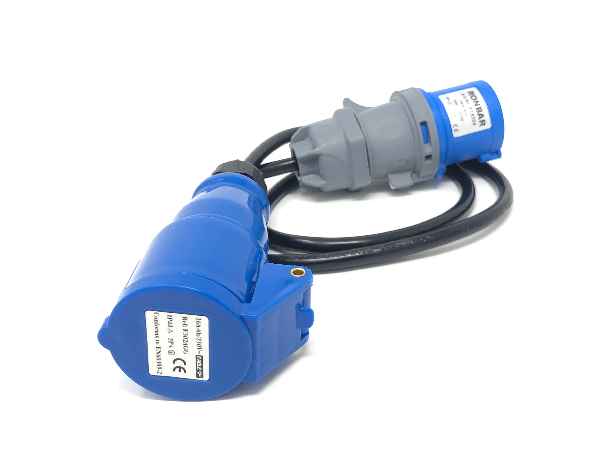 16 Amp Commando Power Extension Cable - CommsOnline