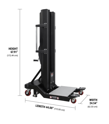 SL-350X Hand-Cranked Lift - CommsOnline