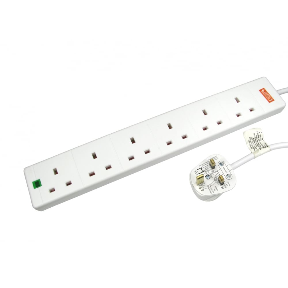 NEWlink Surge Protected UK Power Extension - CommsOnline