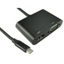 USB C TO HDMI 4K 30Hz + VGA 1080p @ 60Hz Adapter - CommsOnline